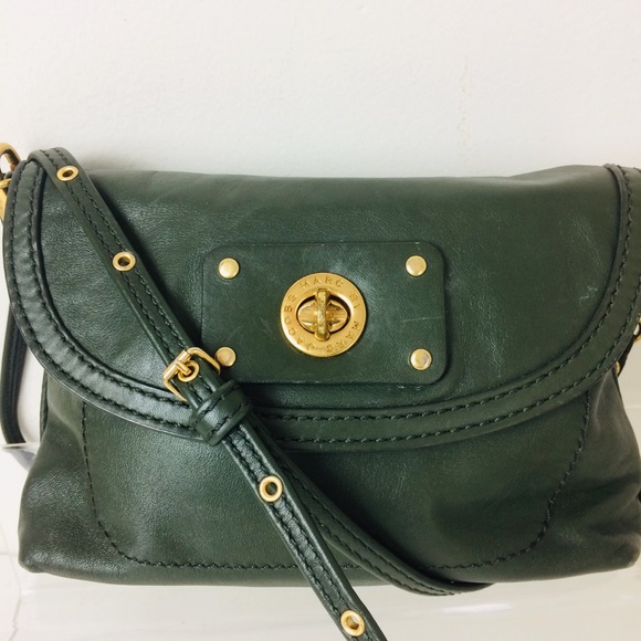 Marc By Marc Jacobs Handbags - Marc by Marc Jacobs Green Leather Crossbody Bag